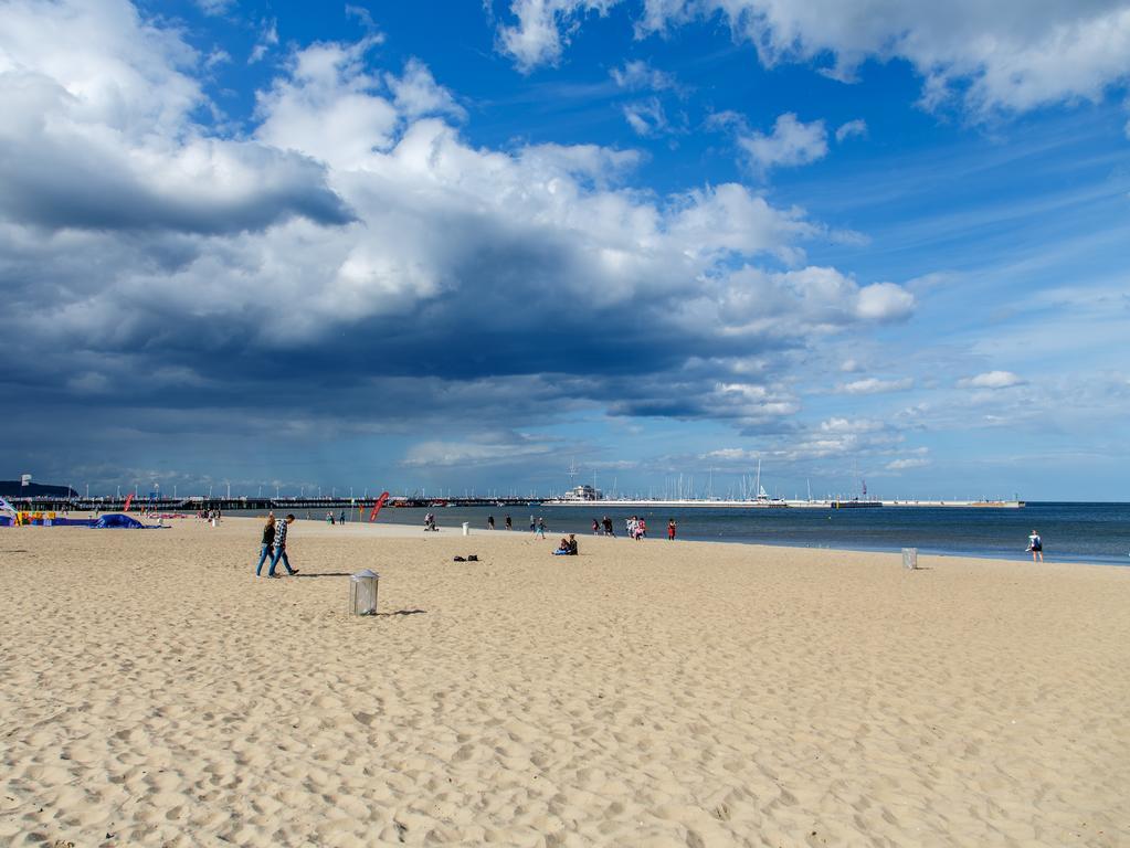Beach Apartment I Plazowy Happy Hours Zoppot Exterior foto